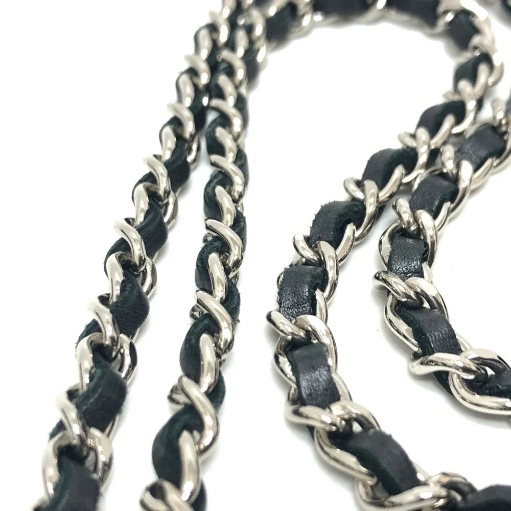 CHANEL Black Logo Shoulder Bag